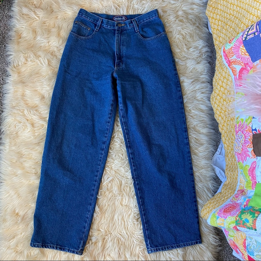Zana-Di Vintage Wide-Leg Denim Jeans - Picture 3 of 5
